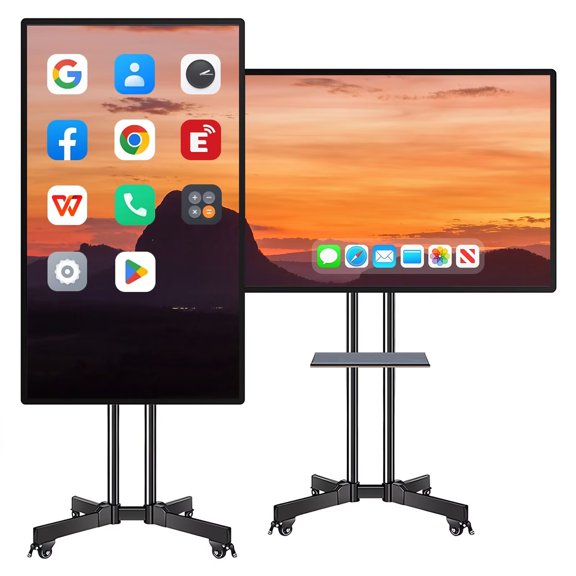 BELNET 49'' Smart Board Electronic Whiteboard Wireless Screen Mirroring Android Interactive Whiteboard for Classroom & Business Meetings