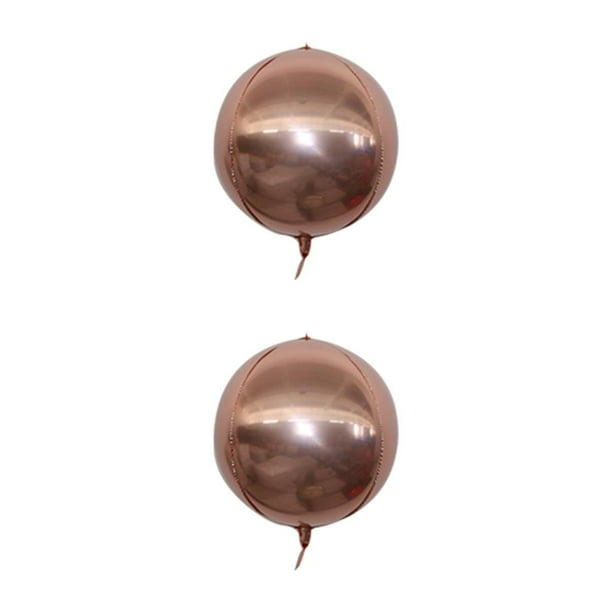 Inteprter Globos de cumpleaños de gran tamaño para niños, regalos para casa, arreglo de atmósfera, accesorios de fotos encantadores para Oro rosa 2piezas