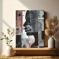 thumbnail image 6 of Abstract Face Profile Textured Canvas Print Wall Art for Living Room Bedroom Office Dining Room, 6 of 8