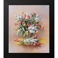 thumbnail image 2 of Motz, Peter 12x13 Black Modern Framed Museum Art Print Titled - Tulips II, 2 of 5