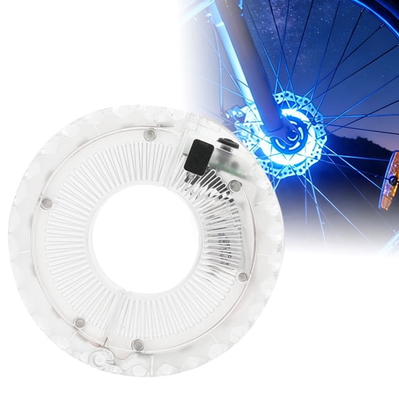 uvwlwu Universal Motorcycle Wheel LED Lights High Performance Hub Lighting Kit for Enhanced Night Riding Visibility and Custom Style(White)