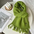 thumbnail image 3 of Women New Scarf Autumn Winter Pure Color Scarve Femme Knitted Fashion Shawl Unisex For Women, 3 of 5