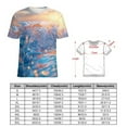 thumbnail image 2 of Water Splash Ripple Women's T-Shirt Short Sleeve T Shirts Tops Tee Ladies Loose T, 2 of 6