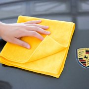 11.8*11.8in Premium Microfiber Detailing Towels, Lint Free Car Buffing Waxing Polishing Drying Towel, Pack of 6