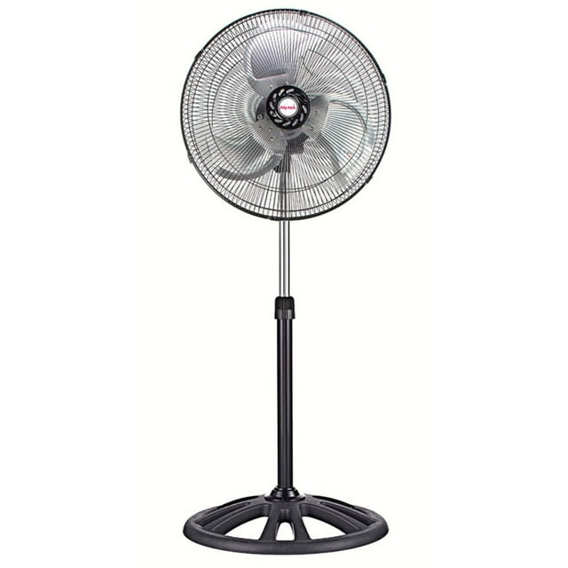 Ventilador de Pedestal MYTEK 3397 18 Pul 3 Vel 110W Metal gris