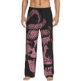 thumbnail image 2 of Lsque Skull and Snake Art Print Men's Pajama Pants, Lounge Pant - Comfortable Home Wear,Elastic Waistband, Stylish Design-XX-Large, 2 of 9