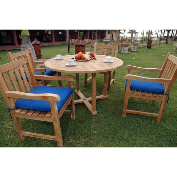 Anderson Teak Classic 5 Piece Round Patio Dining Set