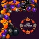 thumbnail image 5 of Kit de guirnalda de globos de 159 piezas con globos de araña, globos largos, adhesivo de murciélago 3D para fiestas temáticas, fondo de aula, decoraciones Namotu HMYH598, 5 of 6