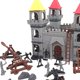 thumbnail image 4 of 19 unids Deluxe Men Battle Playset Pretend con / Dragones Vehículos Accesorios de plástico Castle Base Set para Boys Regalos de Hugo Juego de hombres del ejército, 4 of 4