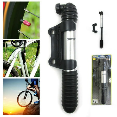 Mini High Pressure Hand Air Pump Bike Bicycle Tire Ball Inflator Portable