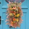thumbnail image 6 of Clearance!Fall Wreaths for Front Door, Artificial Autumn Maples Leaf Pumpkin Berry Wreath for Autumn Wreath Indoor Outdoor, 6 of 9