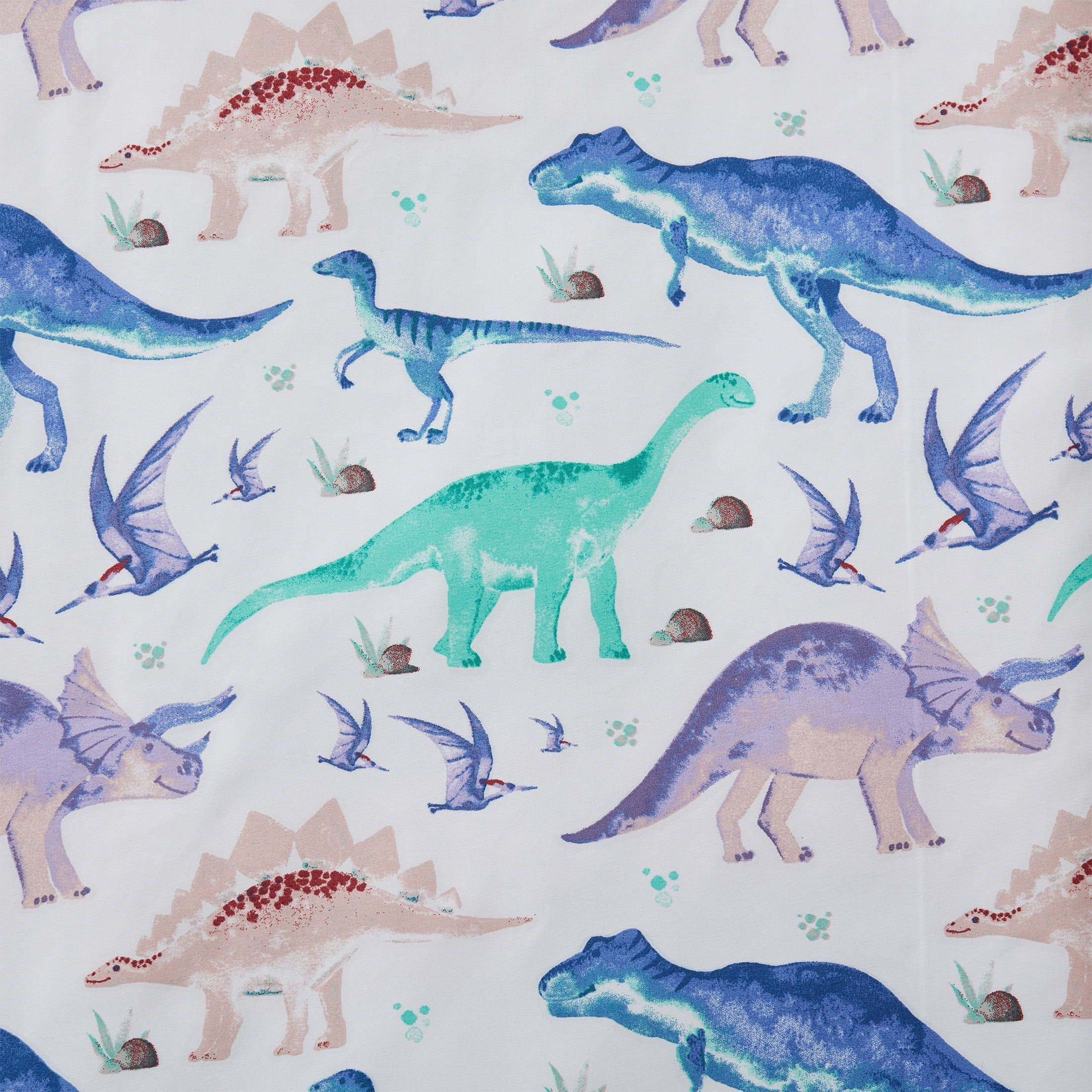 Your Zone Purple Dinosaur Glow in the Dark Kids Nap Mat, 24" x 70"
