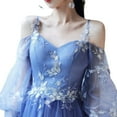 thumbnail image 3 of Blue Bridesmaid Dress Ladybros' Female Dress, 3 of 6