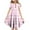 Pink, variant on Pounoo New Dresses For Girls Girl'S Summer Dresses Ruffle Sleeve Tiered Swing Midi Casual Sundress With Pockets 6-15T Kids Dresses Girls 4-16