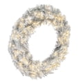 thumbnail image 4 of Vickerman 36" Silver Fir Artificial Christmas Wreath, Warm White Dura-Lit LED lights., 4 of 4