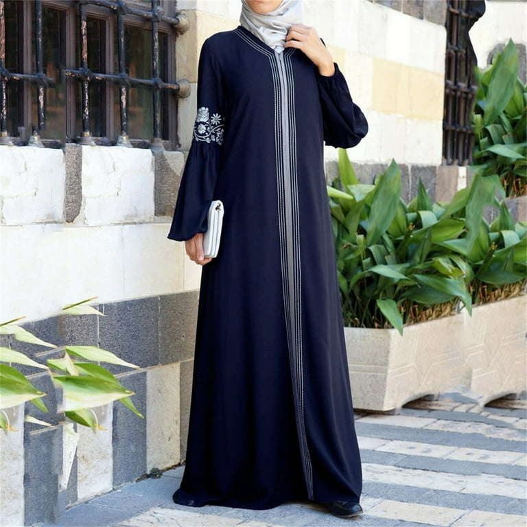 Abaya maxi deals dress uk