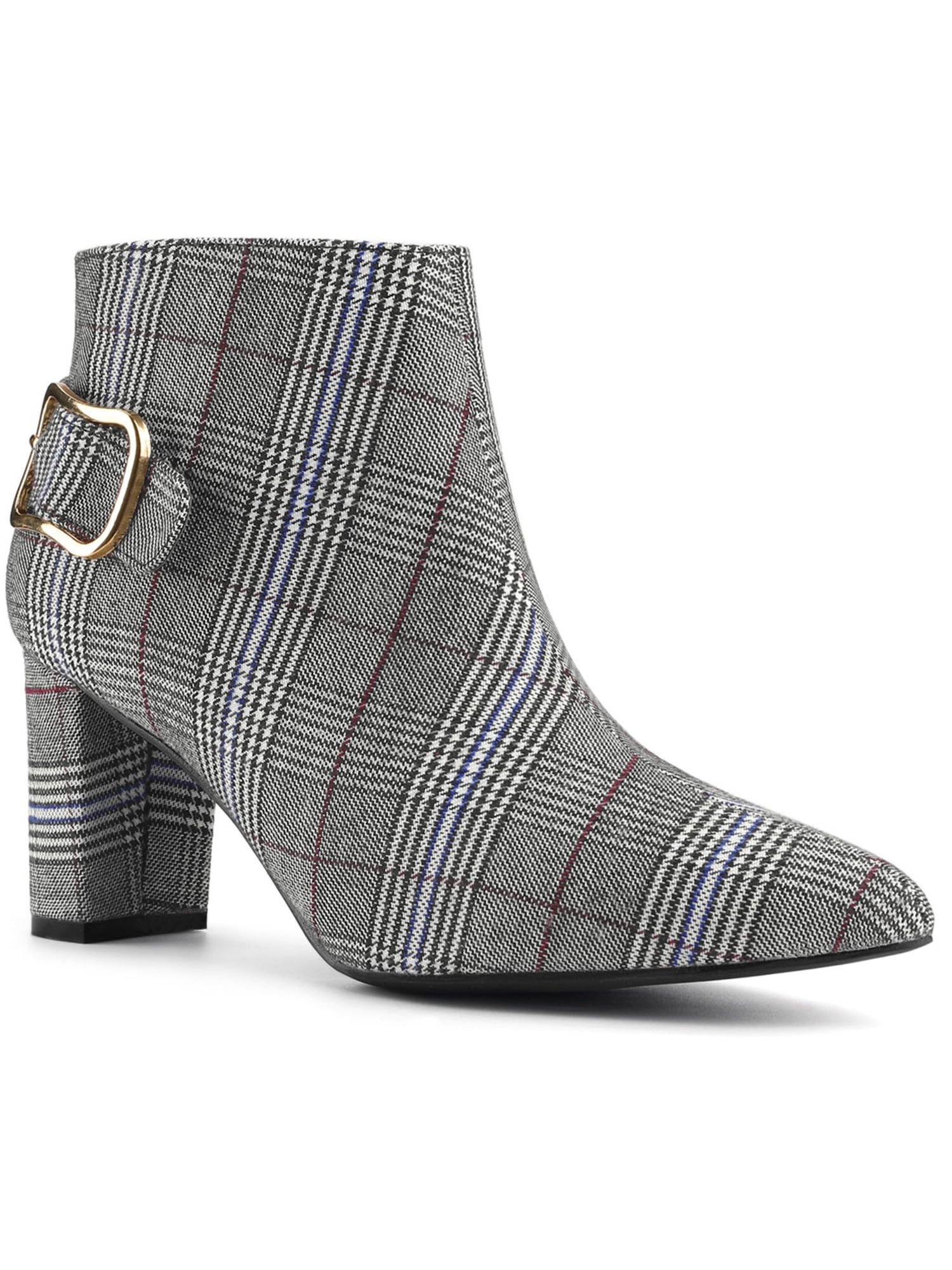 pointed toe black heeled boots