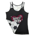 CLOISE Women Solid Round Neck Tank Tops Soccer Mom Sleeveless Shirt