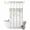 AbstractZF0111, variant on No Hook Shower Curtain with Built-in Rings - Retro Watercolor Washable Waterproof Fabric Bathroom Curtains for Hotel,Rentals, Stall 36 X 72 Inch , Elephant Ivory Texture Gray Brown