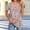 *Pink, variant on ClodeEU Women's V-Neck Printed Short Sleeve Shirt with Button ,Casual Trendy Tunic Blouse Pink,Womens Plus M