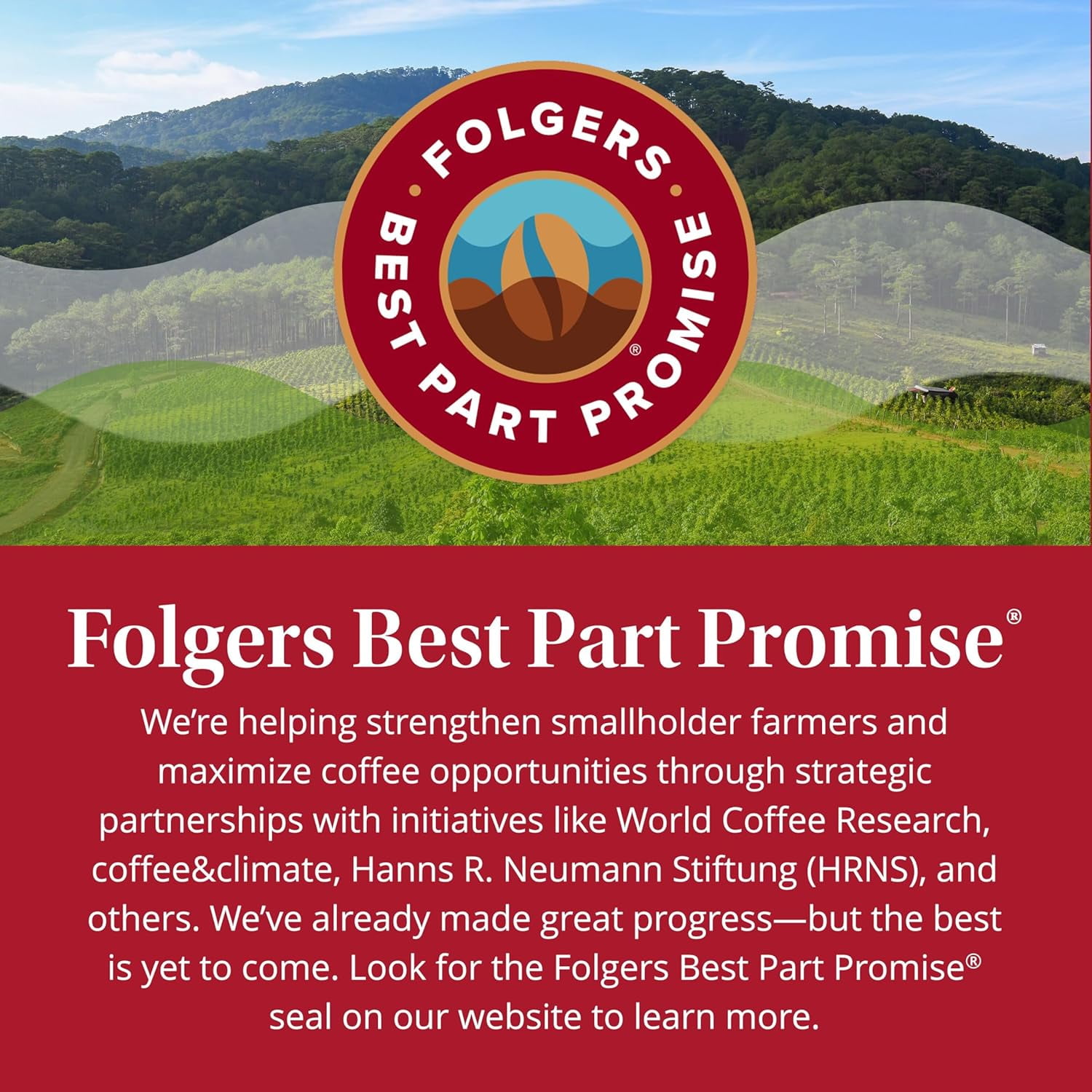 Folgers Colombian Decaf Coffee, Medium Roast, Keurig K-Cup pods, 10 Count Box (Pack of 6)