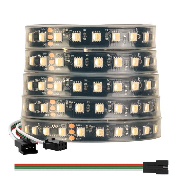 Tira LED BTF-LIGHTING WS2814 IC RGBW RGB+blanco cálido de 5 m