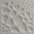 thumbnail image 5 of Ekena Millwork 19 5/8"W x 19 5/8"H Shale EnduraWall Decorative 3D Wall Panel, UltraCover Satin Blossom White (Covers 2.67 Sq. Ft.), 5 of 6