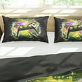 thumbnail image 4 of Gaming Comforter Set Twin Size for Boys Kids Teens Game Video Gamer Quilt Set Bedroom Decor Gamepad Bedding Set Yellow 3 Pieces, 4 of 4