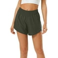 thumbnail image 2 of Women's Running Shorts Elastic High Waisted Athletic Workout Shorts with Pockets, 2 of 8