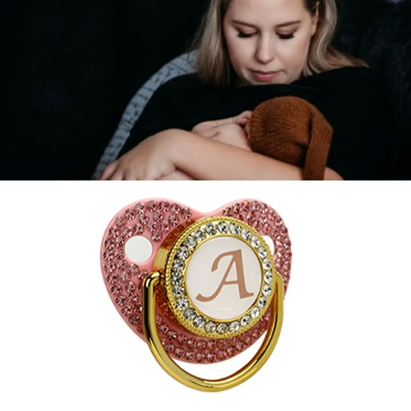 Chupete de Bebé, Chupete de Bebé Dorado Ligero de IMitación de Imitación de IMitacia Flexible para Hogar