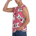 thumbnail image 2 of Disketp French Bulldog Sleeveless Tshirts for Men, Muscle Shirts for Men Dry Fit Tank Top-Large, 2 of 5