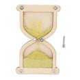 thumbnail image 3 of Milaget Wooden Hourglass Busy Board Kit Basic Skills Educational Toy Learning Activities Yellow, 3 of 8