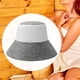 thumbnail image 4 of Sombrero de sauna Accesorios de sauna Protege cabello del sobrecalentamiento Durabilidad Regalo portátil Ligero Protección para cabello Cómodo Estilo B gris blanco, 4 of 7