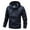 Dark Blue, variant on ZCFZJW Men's Tactical Hoodie Jackets Full Zip up Waterproof Rain Jacket Windbreaker Lightweight Shell Raincoat with Hood Golf Hiking Travel Dark Blue XL