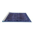 thumbnail image 2 of Ahgly Company Machine Washable Indoor Rectangle Persian Blue Traditional Area Rugs, 2' x 5', 2 of 4