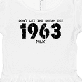thumbnail image 4 of Inktastic Don't Let the Dream Die 1963 MLK Girls Toddler Dress, 4 of 5