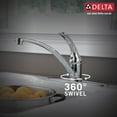 thumbnail image 5 of Delta Foundations Single-Handle Kitchen Faucet with Spray - B4410LF - Chrome, 5 of 5