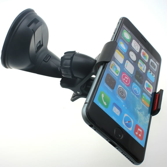 Dash Car Mount for iPhone 16/Pro/Max/Plus - Windshield Holder Cradle Rotating Dock for iPhone 16/Pro/Max/Plus