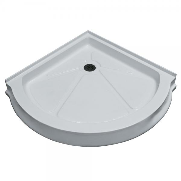 Vigo VG6042B Frameless Shower Door Replacement Turning Hinge Base Mirrored 98042