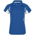 thumbnail image 3 of Holloway Sportswear XL Womens Avenger Polo Royal/White 222730, 3 of 4