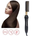 thumbnail image 4 of Electric Hot Comb, Aluminum Alloy Hair Straightening Brush Temperature Control  for Party for Home US Plug, 4 of 7