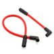 thumbnail image 1 of Juego de 2 cables de bujía de motocicleta de 10,4 mm y 10 mm de repuesto para Harley Davidson Big Twin FXD Dyna 2000-2017 Reemplazo para Harley-Davidson Softail 1999-2017 (rojo), 1 of 1
