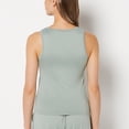 thumbnail image 3 of Casual Sleep Jersey High Neck Tank in Iceberg Green, 3 of 8