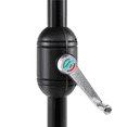 thumbnail image 5 of Alden Design 7.5FT Patio Umbrella with 6 Ribs Push Button Tilt and Crank for Garden, Red, 5 of 9