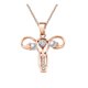 thumbnail image 1 of En forma de tendencia hueco collar colgante, 1 of 7
