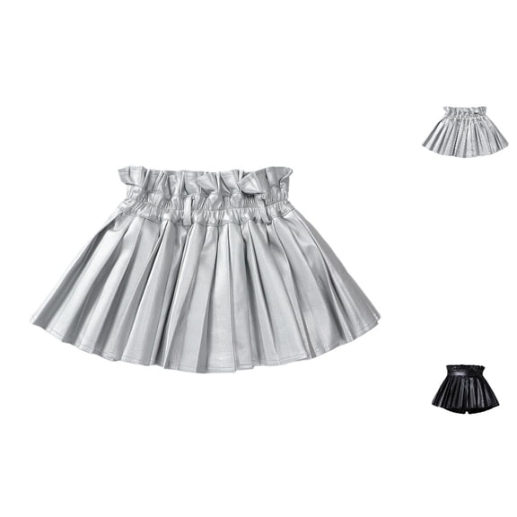 HJYCHN Skorts for Girls High Waist Elastic Pleated Skort with Built in Shorts for Active Play and Daily Wear Back to School Clothes 8-10 Years