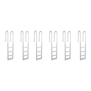 Main Access Pro Series Above Ground Swimming Pool In-pool Ladder (6 Pack)