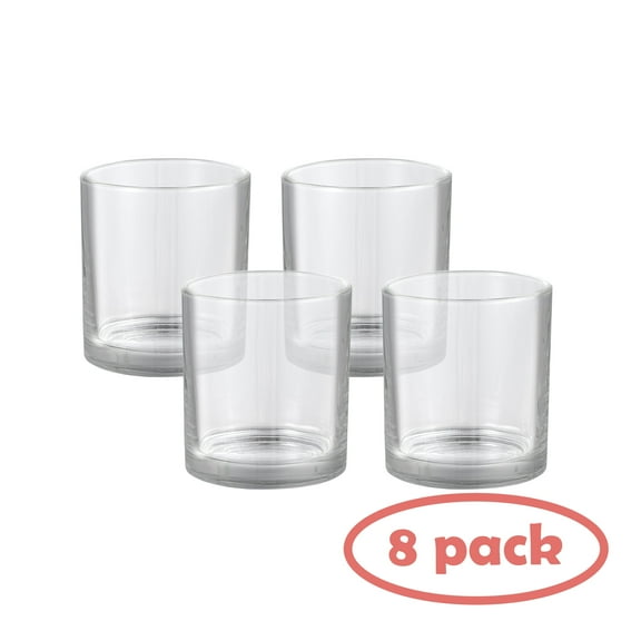 Aspen Creative 25704-8, Votive Candle Holder, Home Decor, 3-1/4" D x 3-1/2" H, Set of 8