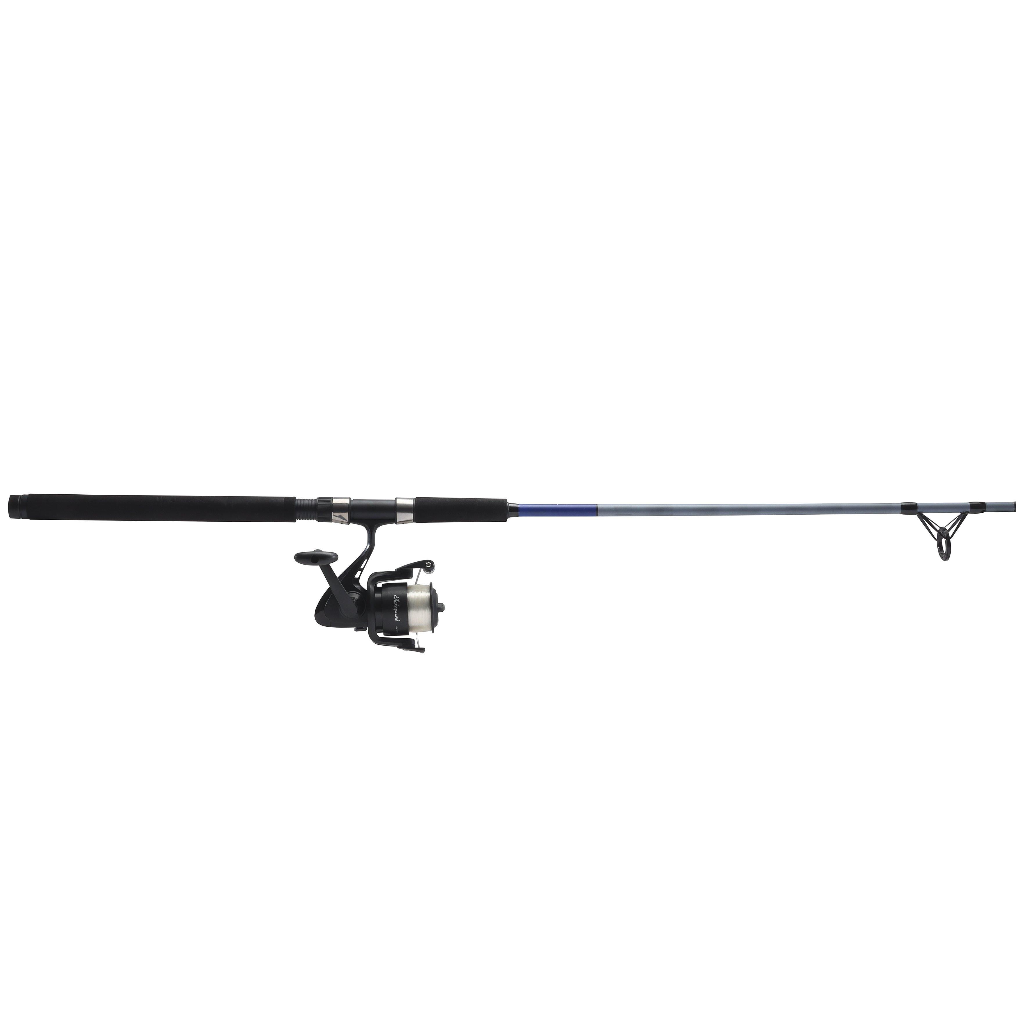 Shakespeare Catch More Fish 3 Spinning Fishing Combo Kit, Striper