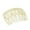 Cream Ivory, variant on French Amie Fab 13 Teeth Medium Handmade Celluloid Side Hair Comb for Women